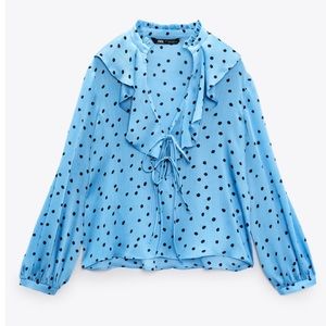 Zara Polka Dot Blouse
